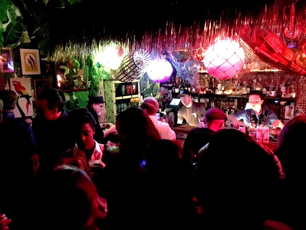 The bar at the Jungle Bird