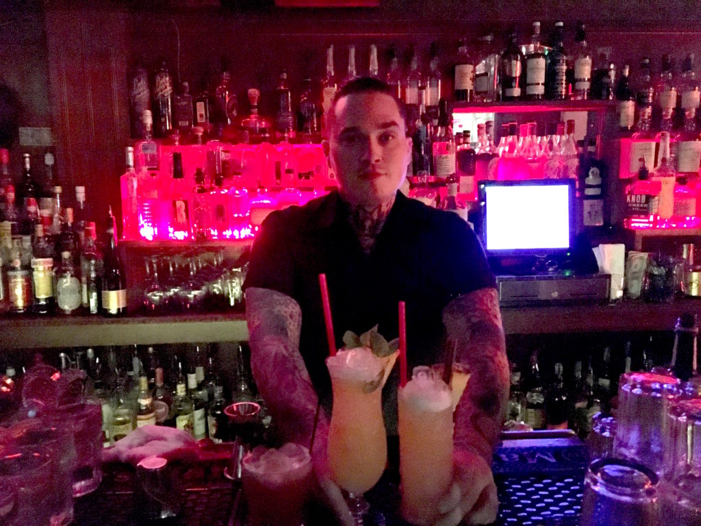 Justin with Straight Edge Tiki Drinks