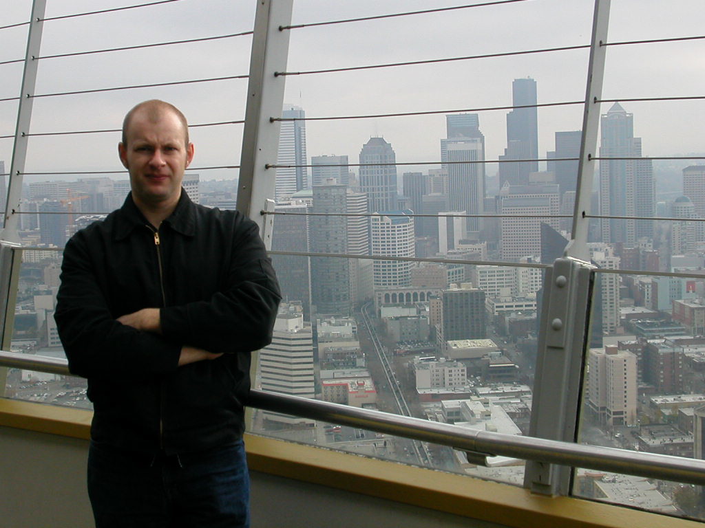 Ray on top of the Space Needle 2002