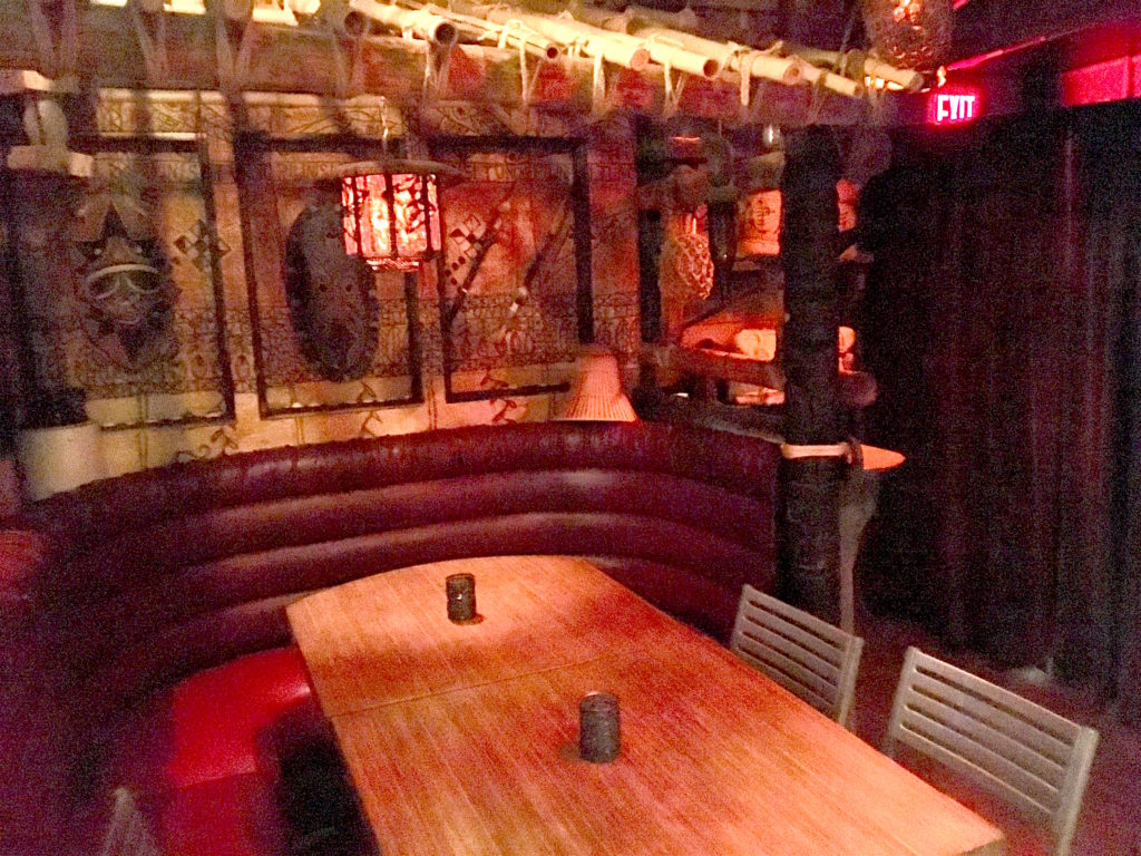 Secret tiki room at Palm Springs