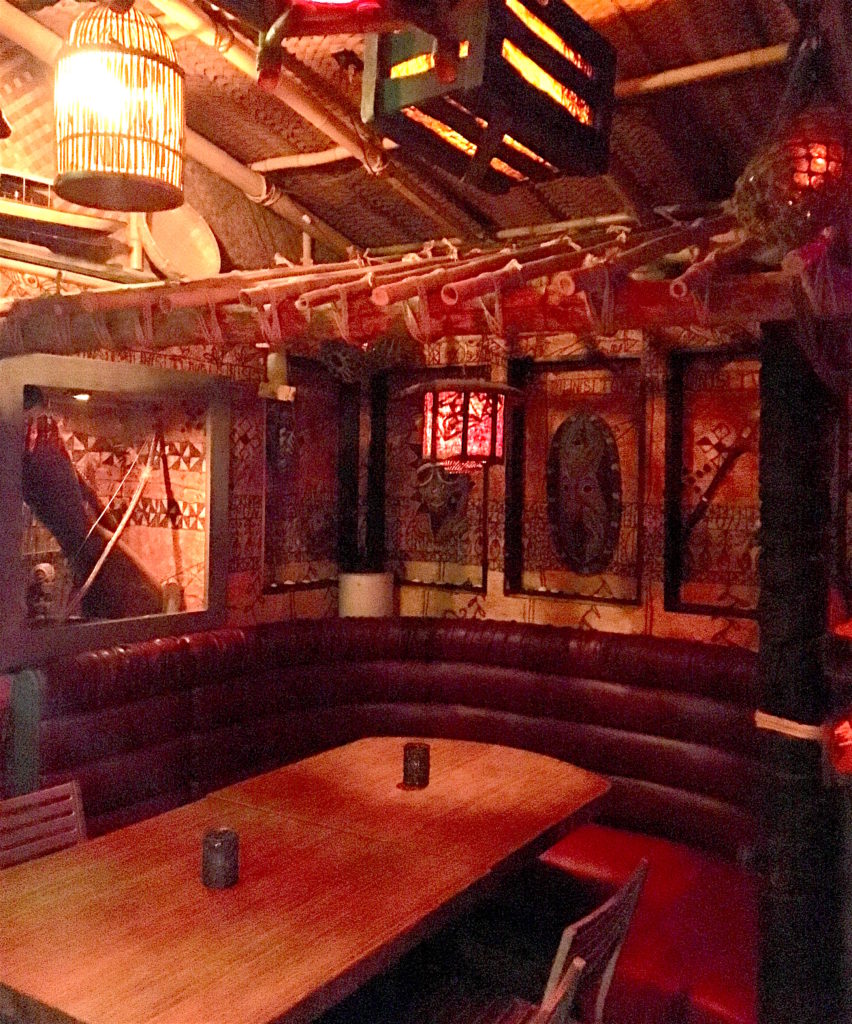 Secret tiki room at Palm Springs