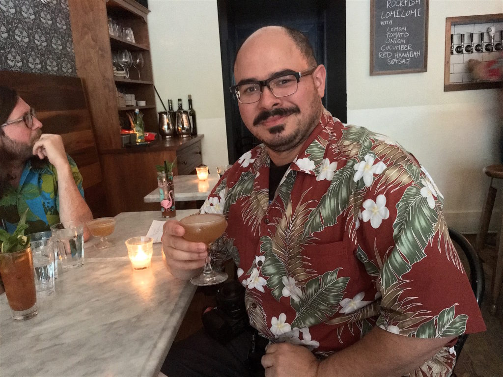 Yovany with his Ubatuba Daiquiri