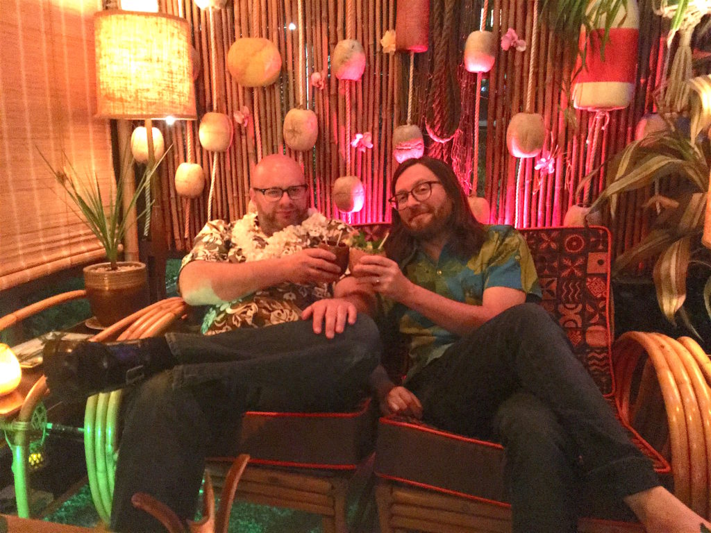 Ray and Robb in The Bungalow