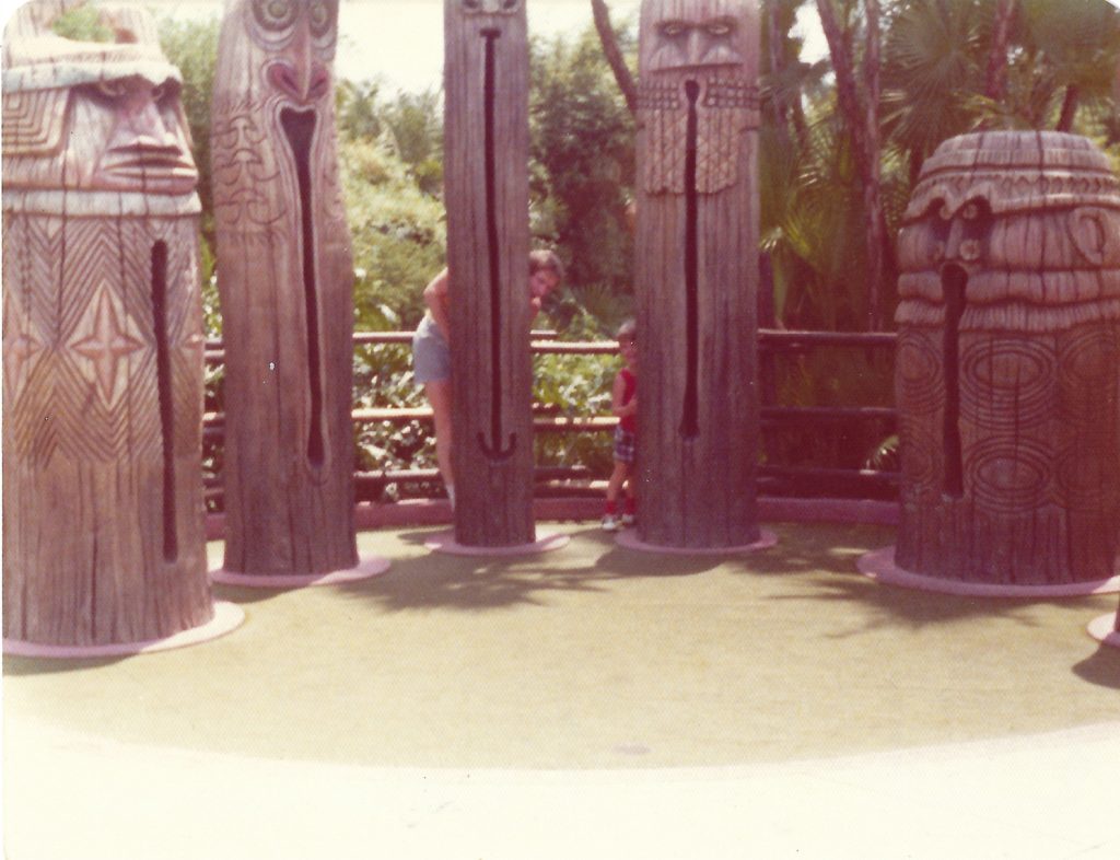 Jason T. Smith at Disney's Polynesian Village Resort 1974 3 years old!