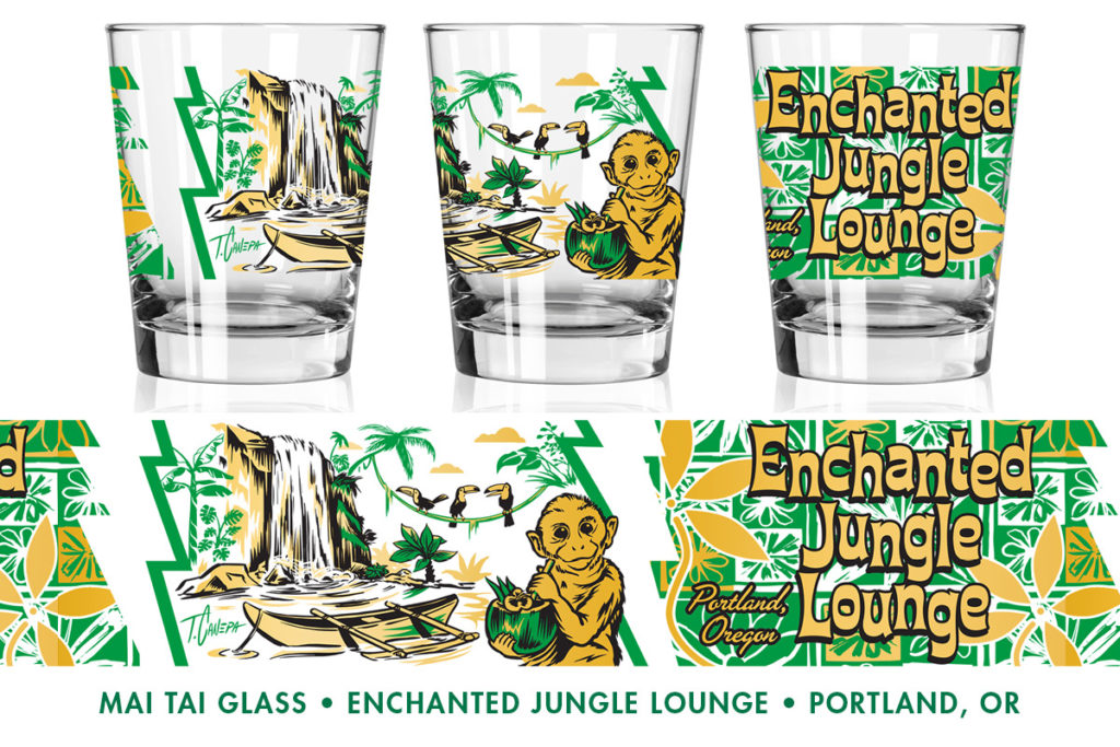 Enchanted Jungle Lounge Glass