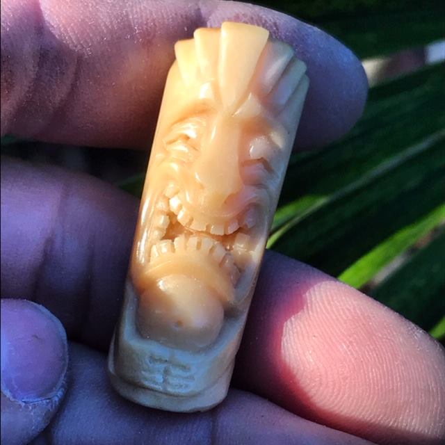 Tagua Nut Tiki Carving