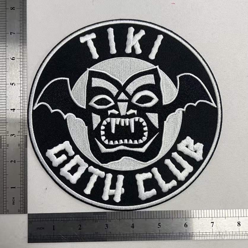 Tiki Goth Club Back Patch
